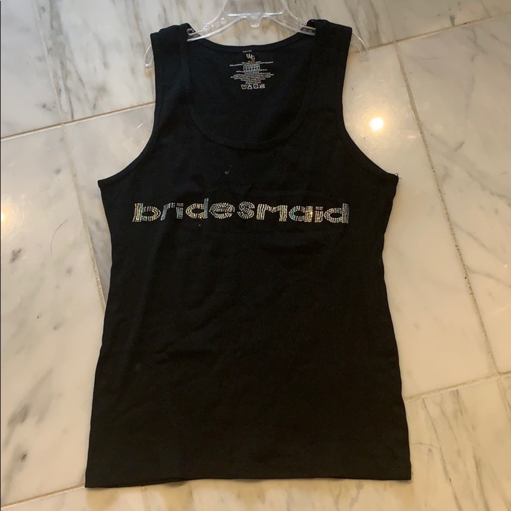 Black tank top